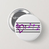 Muziekbediende Button (Voorkant /achterkant)
