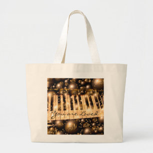 Muziekbelletjes over_ Bag Grote Tote Bag