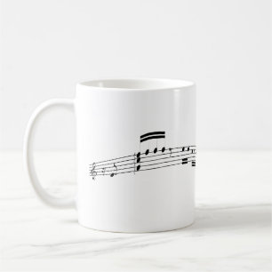 Muziekblad Koffiemok