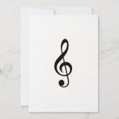 Muziekblad noten Huwelijk Save The Date (Achterkant)