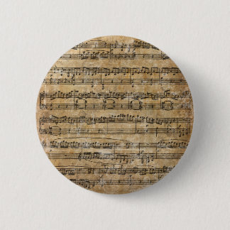  muziekblad ronde button 5,7 cm