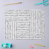 Muziekblad Tissue Collage Tissuepapier (Craft)