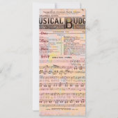 Muziekbudgetkerst Kaart (Achterkant)