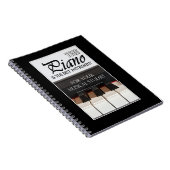 Muziekcadeautjes - Pianstudenten Notitieboek (Rechterzijde)