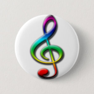 Muziekcadeautjes! Ronde Button 5,7 Cm