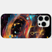 muziekcaleidoscoop Case-Mate iPhone case (Achterkant (horizontaal))