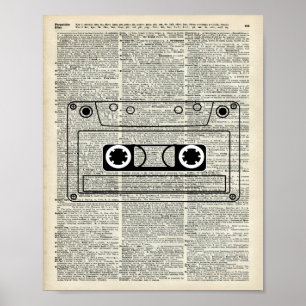 muziekcassette poster