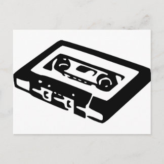 Muziekcassettedesign Briefkaart