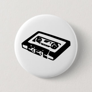 Muziekcassettedesign Ronde Button 5,7 Cm