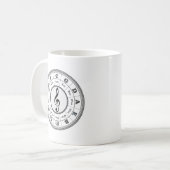 Muziekcirkel van vijf koffiemok (Voorkant links)