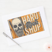 Muziekclub Rechthoekige Sticker (Envelop)