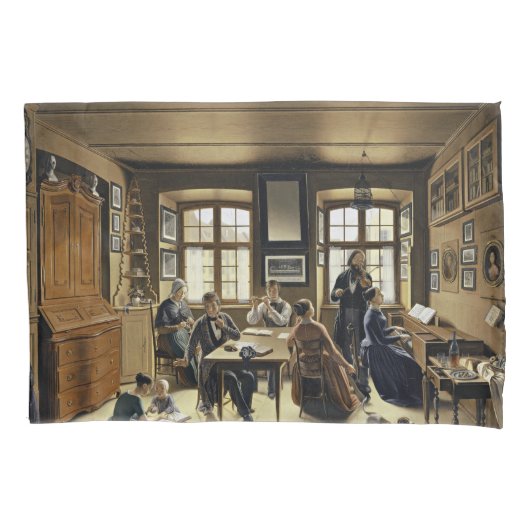 Muziekconcert in Bazel (door Sebastian Gutzwiller) Kussensloop (Voorkant-Links)