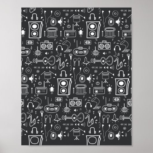 Muziekdecor Poster (Voorkant)