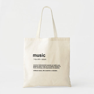 Muziekdefinitie Tote Bag