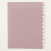 Muziekdocent Fotocollage Aangepast Jaar Planner (Achterkant)