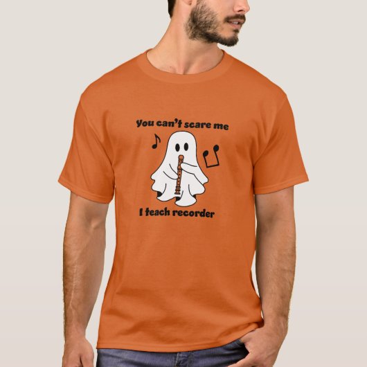 Muziekdocent Halloween T-shirt (Voorkant)