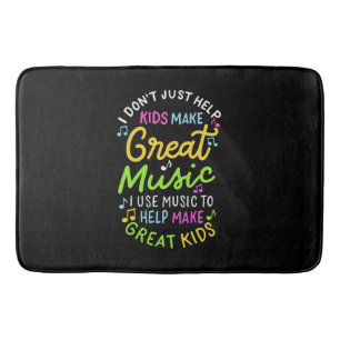 Muziekdocent - Help Kinder muziek cadeau te doen Badmat