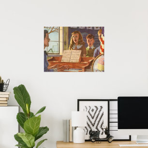 muziekdocent Onderwijsstudenten naar Sing Poster
