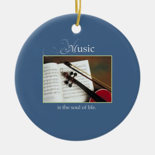 Muziekdragers, de bron van het leven, traditioneel keramisch ornament (Voorkant)