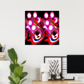 Muziekdragers Poster (Thuiskantoor)