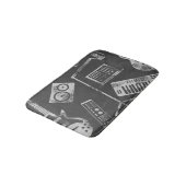 Muziekelementen: naadloze achtergrond. badmat (Gekanteld)