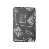 Muziekelementen: naadloze achtergrond. badmat (Voorkant Verticaal)