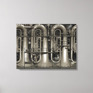 Muziekfabriek Canvas Afdruk