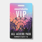Muziekfestival | All Access Badge (Front)