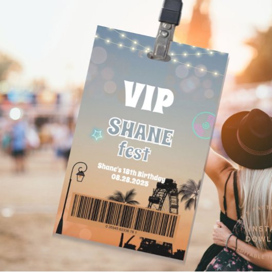 Muziekfestival All Access Badge VIP Pass