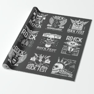Muziekfestival Cadeaupapier