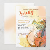 Muziekfestival Kaart (Voorkant / Achterkant)