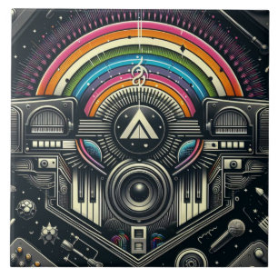 Muziekfestival Keramische Tegel Tegeltje