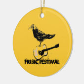 muziekfestival kunst keramisch ornament (Links)