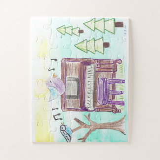 muziekfornuis legpuzzel