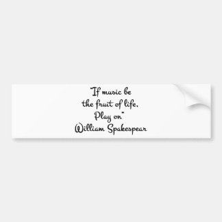 muziekFruit Bumpersticker