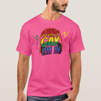 Muziekgeluiden Gay Pride LGBTQ LGBT Pride Month T-shirt