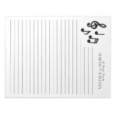 Muziekgenoot leraar notitieblok (Voorkant)