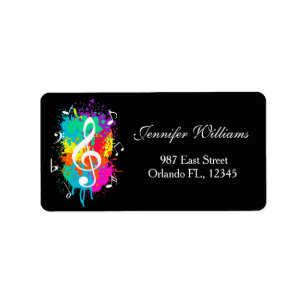 Muziekgenugel Etiket