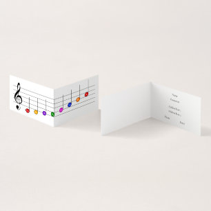 Muziekgids voor kinderen Music Professional Visitekaartjes
