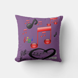muziekgitaar met kussen en decore