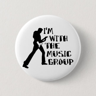 Muziekgroep Ronde Button 5,7 Cm