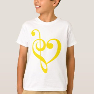 Muziekhartgeel T-shirt
