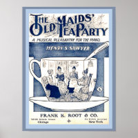 Muziekhoes vintage The Old Maids' Tea Party