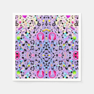 Muziekhoofdtelefoon, servetten