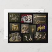 Muziekinstrument accessoires briefkaart (Voorkant / Achterkant)