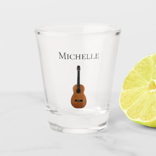 Muziekinstrument akoestische gitaar shot glas