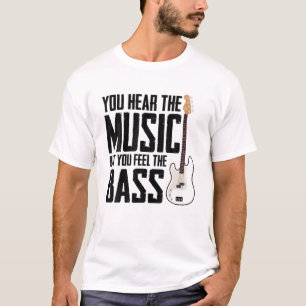 Muziekinstrument Bassige Musiciaanse tas T-shirt
