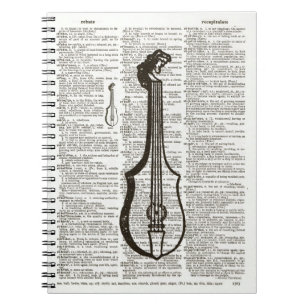 Muziekinstrument dictionary Art Notitieboek