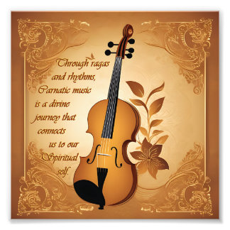 Muziekinstrument met Quotes Wall Hanging Foto Afdruk