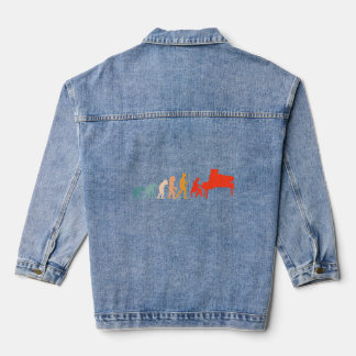 Muziekinstrument Piano Speler Pianist Denim Jacket